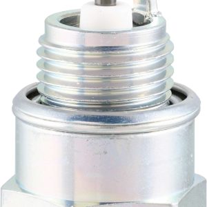 NGK Spark Plug, Standard Spark Plug, BPMR6A Solid, Resistor, Copper Core Electrode/ Nickel Tip, Flat Seat, Single – 4972