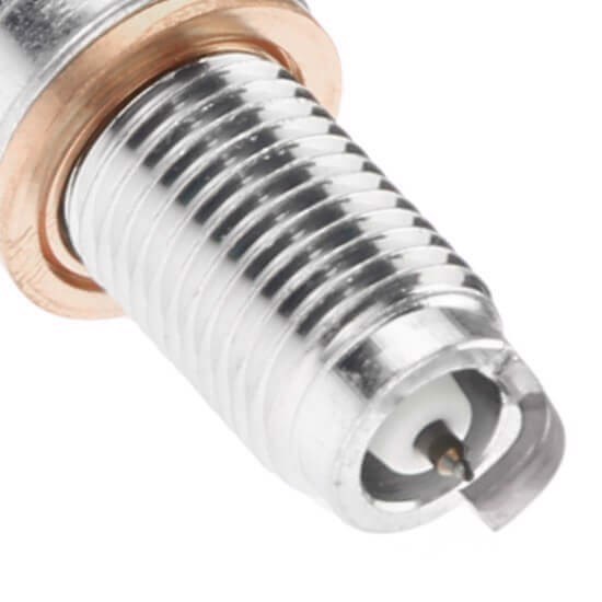 NGK Spark Plug, Laser Iridium Spark Plug, IKER7A8EGS, 0.031 Inch Gap, Copper Core, Nickel Tip, Flat Seat Type, Single – 94224