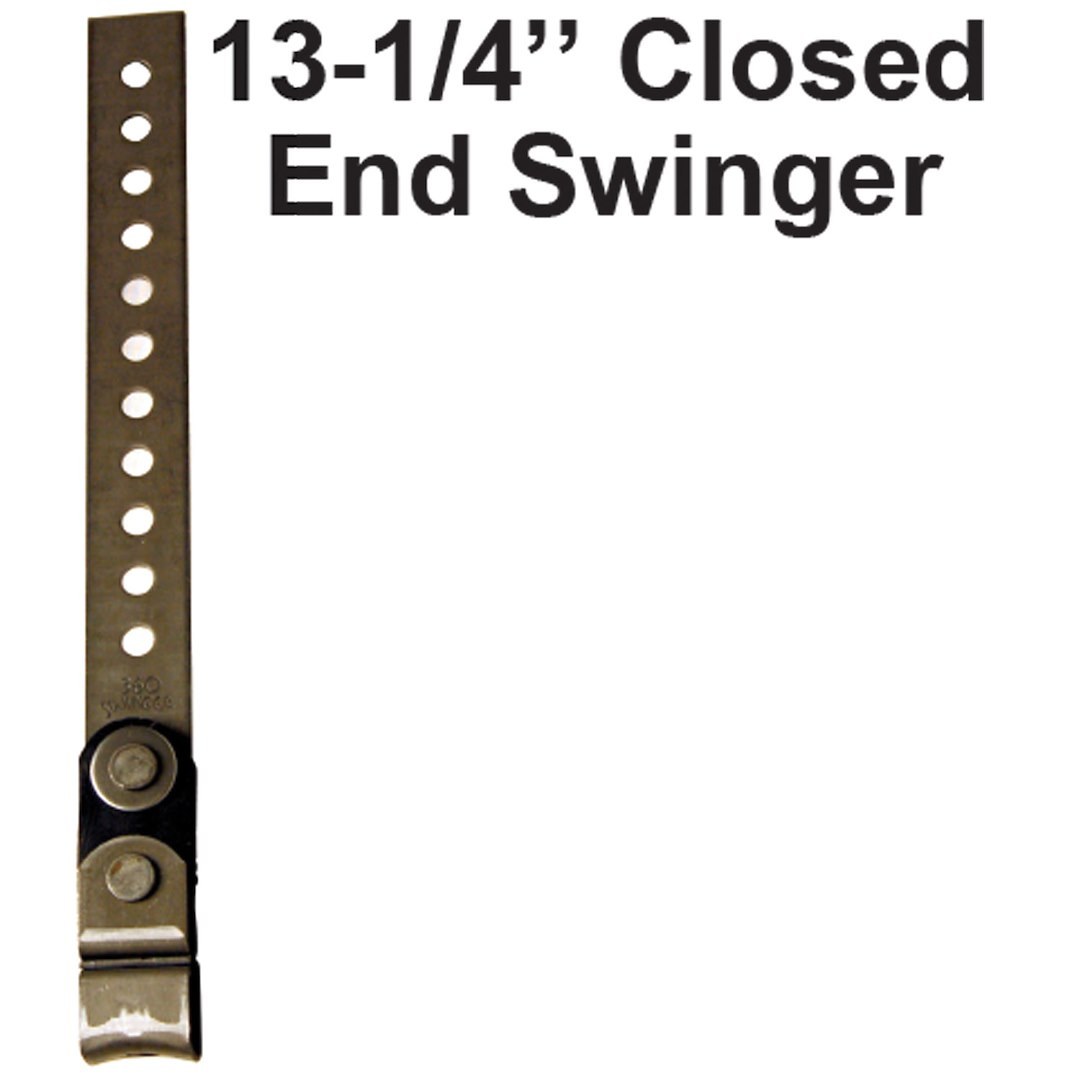 Nickson Inc Exhaust Muffler Hanger, 13-1/4 Inch Closed End Swinger, Steel – 00076