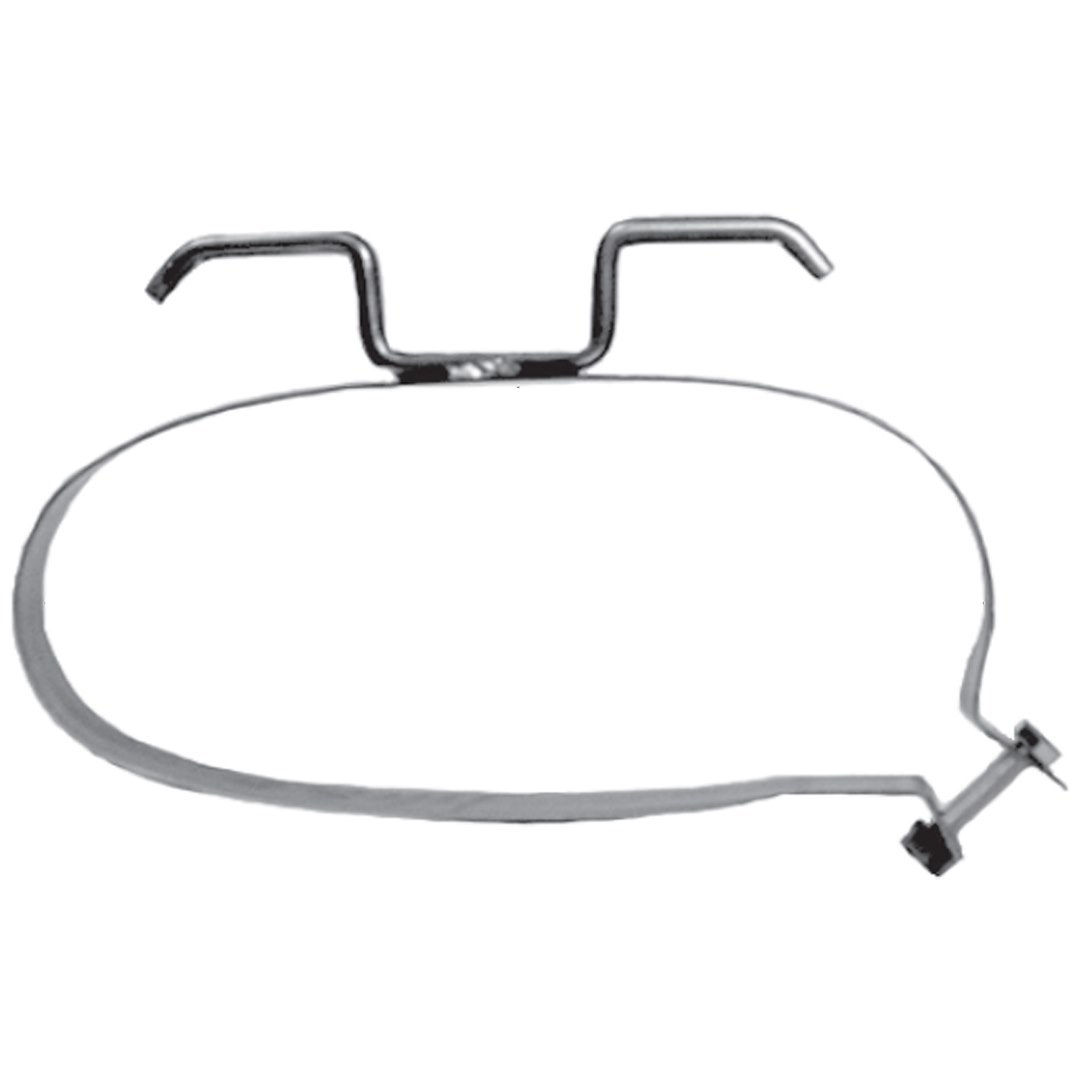 Nickson Inc Exhaust Muffler Strap, 11-1/4 Inch Width X 5-1/4 Inch Height, Steel, Single – 20844-1