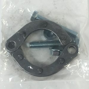 Nickson Inc Exhaust Pipe Flange, 1-3/4 Inch to 2 Inch Inside Diameter, Split 2 Bolt, Steel, Single – 29169-1