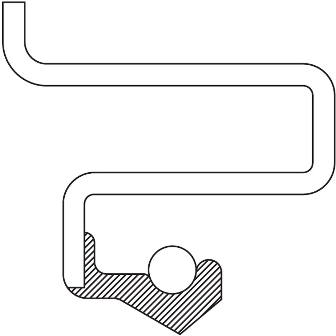 National Auto Trans Oil Pump Seal, 1.500 Inch Inside Diameter, 2.253 Inch Outside Diameter, 0.360 Inch Width, Polyacrylate, Single – 331228H
