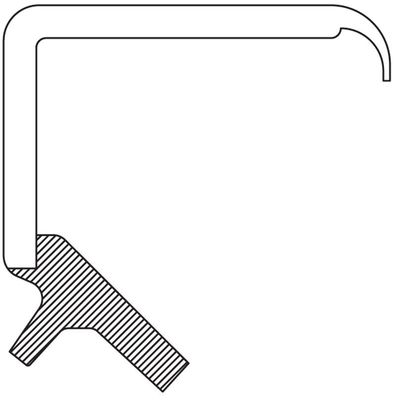 National Axle Tube Seal, 1.927 Inch Inside Diameter, 2.92 Inch Outside Diameter, 1.21 Inch Thickness, Polyacrylate – 710565