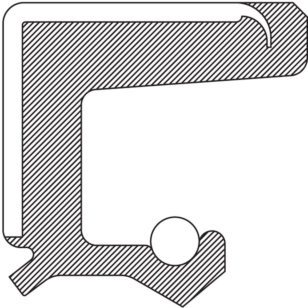 National Wheel Seal, 1.875 Inch Inside Diameter, 2.865 Inch Outside Diameter, 0.470 Inch Width, Nitrile, Single – 9912