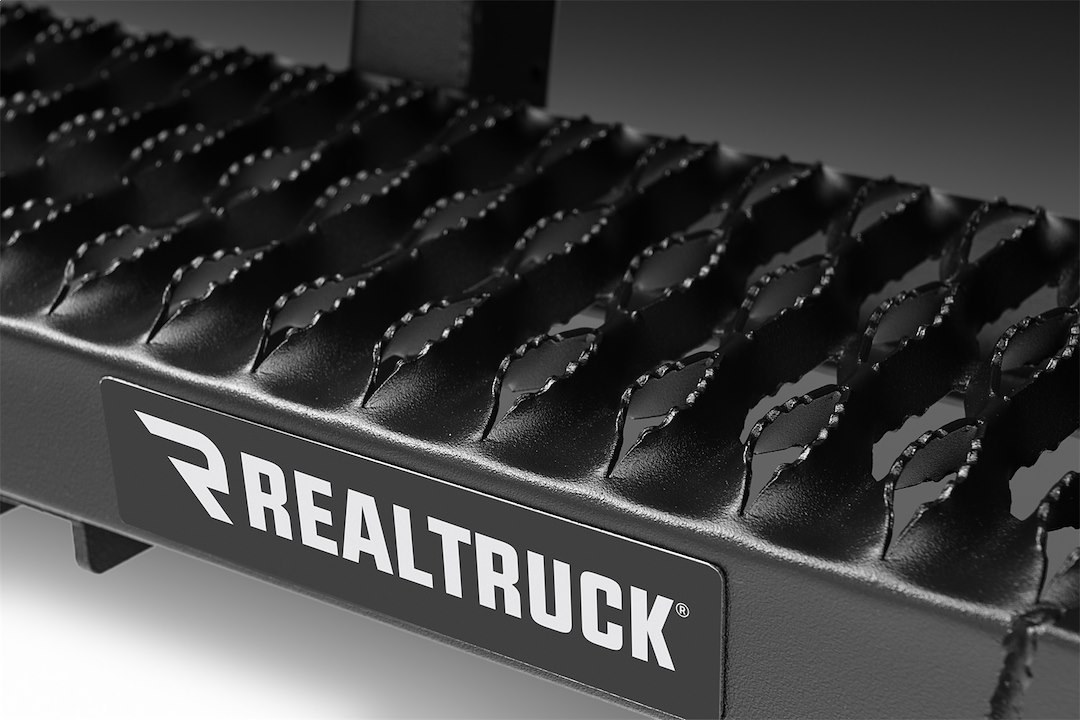 N-Fab Running Board, Growler, Textured Powder Coated, Black, Aluminum, Unlighted, Rocker Panel Mount – GFC19QC-TX