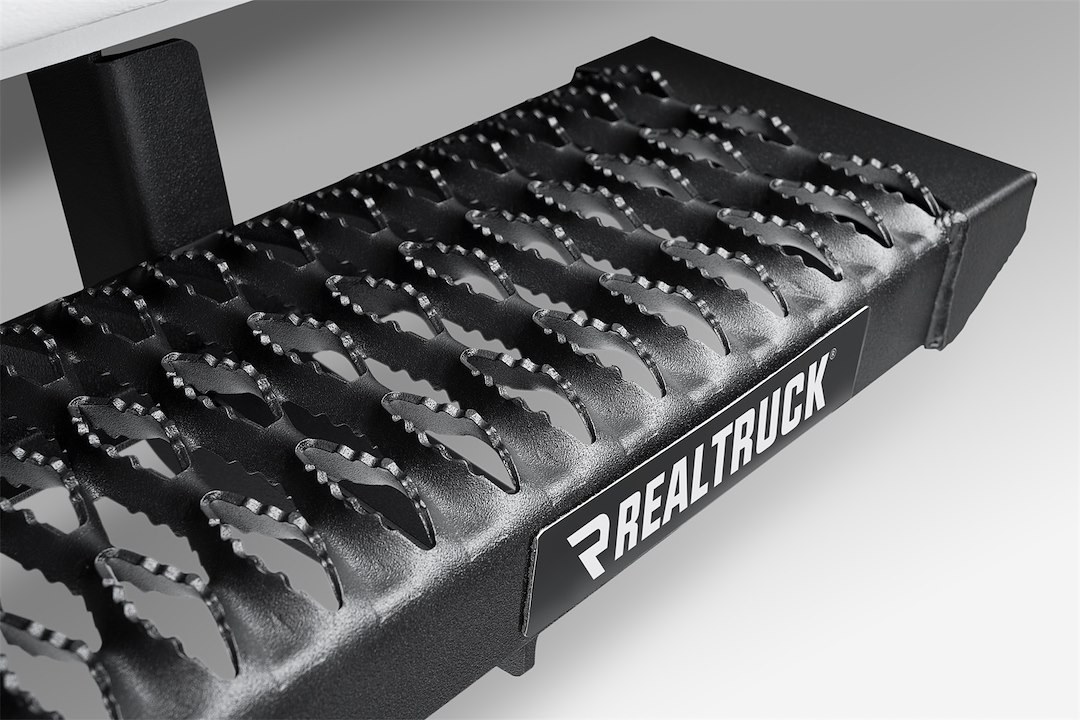 N-Fab Running Board, Growler, Textured Powder Coated, Black, Aluminum, Unlighted, Rocker Panel Mount – GFF15RC-TX