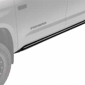 N-Fab Rocker Panel Guard, Rkr Series, Round Tube, Black Textured Powder Coat, Steel, Compatible with Detachable Steps – T154RKRCC