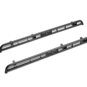 N-Fab Rocker Panel Guard, Rkr Series, Round Tube, Black Textured Powder Coat, Steel, Compatible with Detachable Steps – T154RKRCC