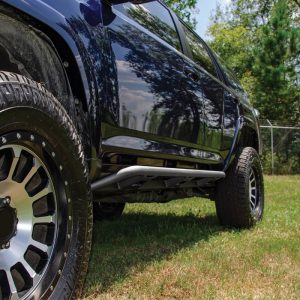 N-Fab Rocker Panel Guard, Trailslider, Oval Tube, Textured, Black Powder Coated, Steel – TSN22CC-TX