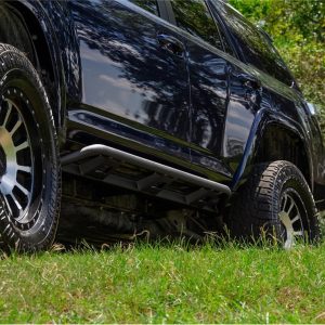 N-Fab Rocker Panel Guard, Trailslider, Oval Tube, Textured, Black Powder Coated, Steel – TST05CC-TX
