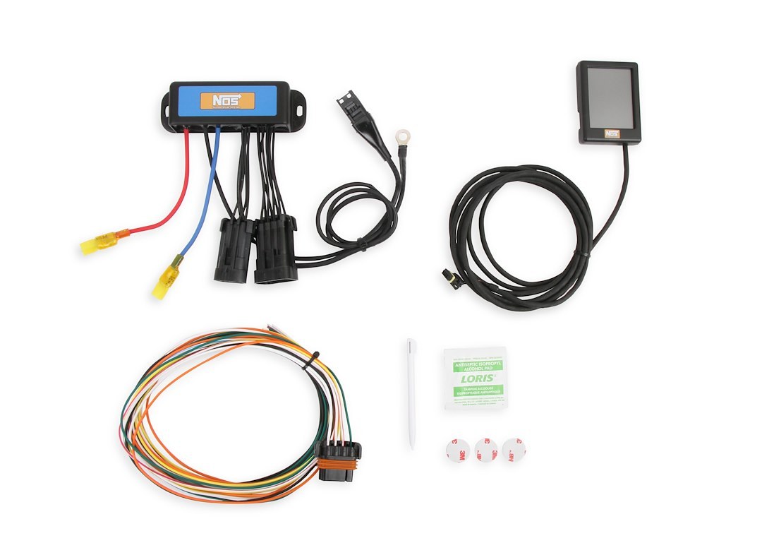 Nos Nitrous Oxide Controller, Progressive Solenoid Operation Based on Time/ RPM and TPS Input, With 2.4 Inch Lcd Display – 25974NOS