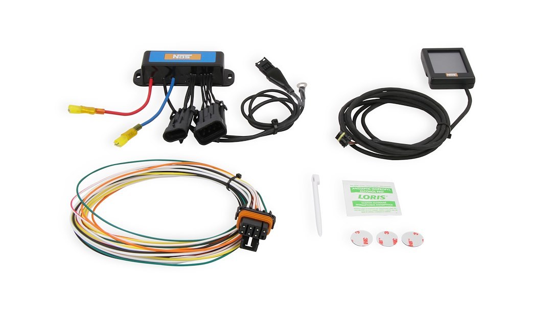 Nos Nitrous Oxide Controller, Progressive Solenoid Operation Based on Time/ RPM and TPS Input, With 2.4 Inch Lcd Display – 25974NOS