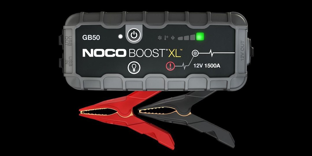 Noco Battery Portable Jump Starter, 12 Volt Lead-Acid Batteries, 1500 Amp Peak, Up to 30 Jump Starts Per Charge – GB50