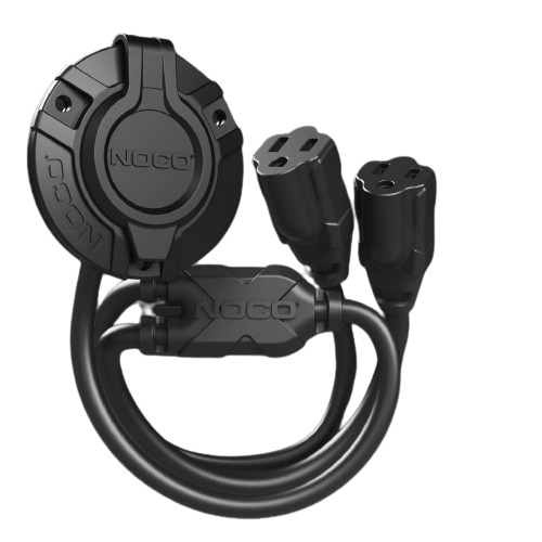 Noco Power Inlet Port, Manual Power Disconnect, 15 Amp, 125 Volt, Black, Low Profile Design, Plug and Play, Ul Approved – GCP2