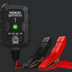 Noco Battery Charger, For 6 Volt/ 12 Volt Batteries, 120 to 240 Volt AC/ 50 to 60HZ, 9 Step Fully Automatic – GENIUS1
