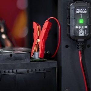 Noco Battery Charger, For 6 Volt/ 12 Volt Batteries, 120 to 240 Volt AC/ 50 to 60HZ, 9 Step Fully Automatic – GENIUS1