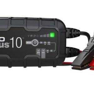 Noco Battery Charger, For 6 Volt and 12 Volt Batteries, 120 to 240 Volt AC/ 50 to 60 Hz, 9 Step Fully Automatic – GENIUS10