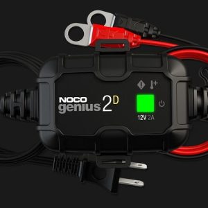Noco Battery Charger, For 6 Volt/ 12 Volt Batteries, 120 Volt to 240 Volt AC/ 50 to 60 Hz, 9 Step Fully Automatic – GENIUS2