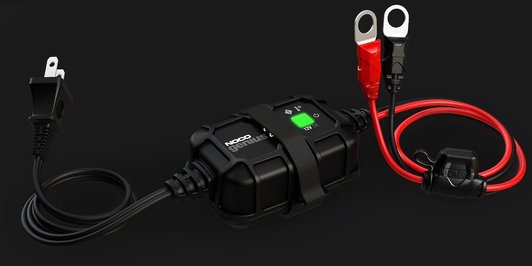Noco Battery Charger, For 6 Volt/ 12 Volt Batteries, 120 Volt to 240 Volt AC/ 50 to 60 Hz, 9 Step Fully Automatic – GENIUS2
