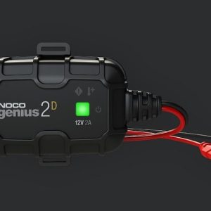 Noco Battery Charger, For 12 Volt Batteries, 120 Volt to 240 Volt AC/ 50 to 60 Hz, 2 Amp Charging Current, Direct-Mount – GENIUS2D