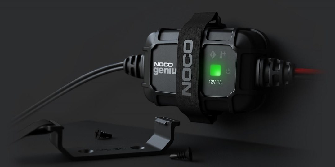 Noco Battery Charger, For 12 Volt Batteries, 120 Volt to 240 Volt AC/ 50 to 60 Hz, 2 Amp Charging Current, Direct-Mount – GENIUS2D