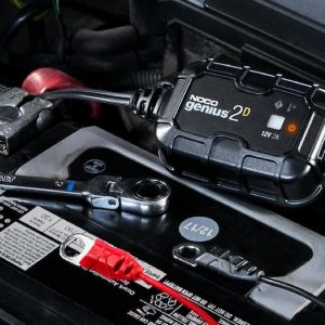 Noco Battery Charger, For 12 Volt Batteries, 120 Volt to 240 Volt AC/ 50 to 60 Hz, 2 Amp Charging Current, Direct-Mount – GENIUS2D