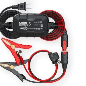 Noco Battery Charger, For 6 Volt/ 12 Volt Batteries, 120 to 240 Volt AC/ 50 to 60 Hz, 9 Step Fully Automatic – GENIUS5