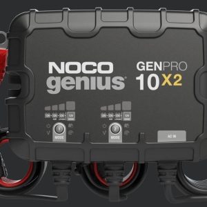 Noco Battery Charger, For 12 Volt Batteries, 2 Bank Onboard Charger/ 10 Amp Per Bank, 120 to 240 Volt AC/ 50 to 60 Hz – GENPRO10X2
