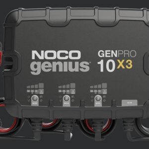 Noco Battery Charger, For 12 Volt Batteries, 3 Bank Onboard Charger/ 10 Amp Per Bank, 120 to 240 Volt AC/ 50 to 60 Hz – GENPRO10X3