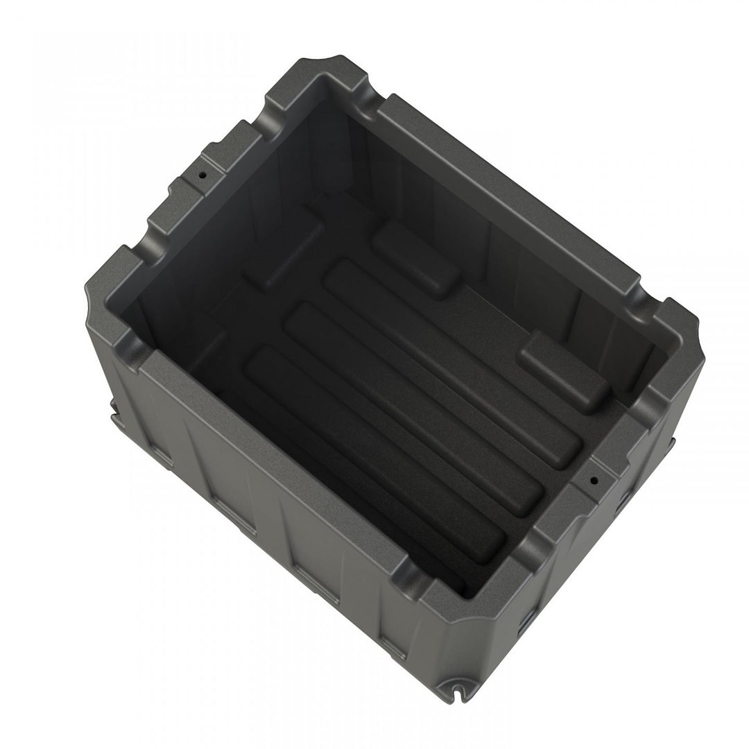 Noco Battery Box, Fits Dual 6 Volt Group Batteries, Black, Polyethylene Plastic, Full Flow Ventilation, With Captive Lid – HM426