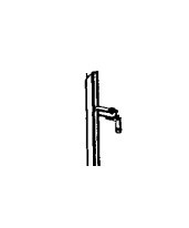 Norcold Refrigerator Door Hinge, Replacement for Norcold 1200/ 1201 Series Refrigerator, Fits Cabinet Side, Panel Type Door – 618798