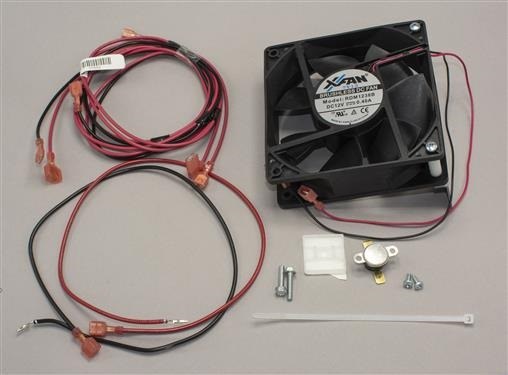 Norcold Refrigerator Cooling Fan Assembly, Replacement for Norcold N61X/ N621/ N81X/ N82X/ N84X Series Refrigerator, Square, 12 Volt DC – 619020