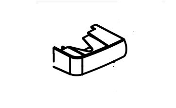 Norcold Refrigerator Door Hinge Cover – 628579