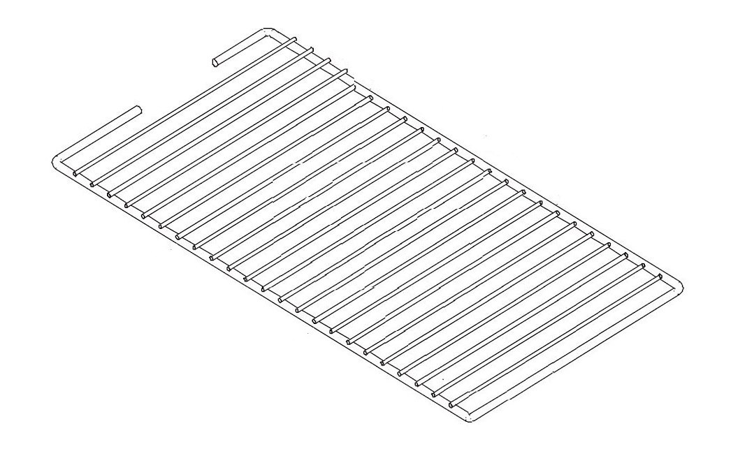 Norcold Refrigerator Shelf, Replacement for Norcold 1200/ 1210 Series Refrigerators, Freezer Compartment, Wire, Without Cutout, Short – 632434