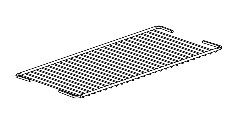 Norcold Refrigerator Shelf, Replacement for Norcold N400/ N410/ N412/ N500/ N510/ N512 Refrigerator, Fresh Food Compartment, Wire, Short – 632442