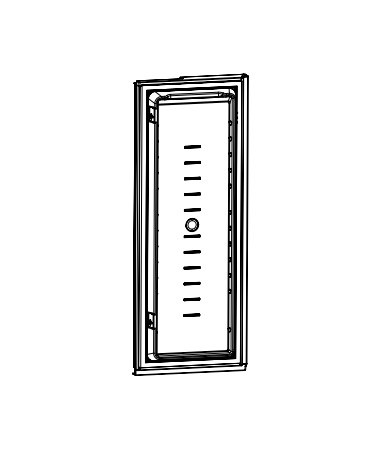 Norcold Refrigerator Door, Replacement for Norcold 1210/ 1211 Series Refrigerator, Fits Lower Door Left Hand Side – 634071