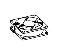 Norcold Refrigerator Cooling Fan Assembly, Replacement for Norcold 2118 Series Refrigerators – 637088