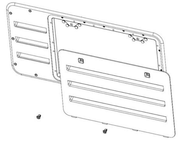 Norcold Refrigerator Vent, Replacement for Norcold 2117/ 2118 Series Refrigerators, Upper Exhaust and Lower Intake – 637318BW
