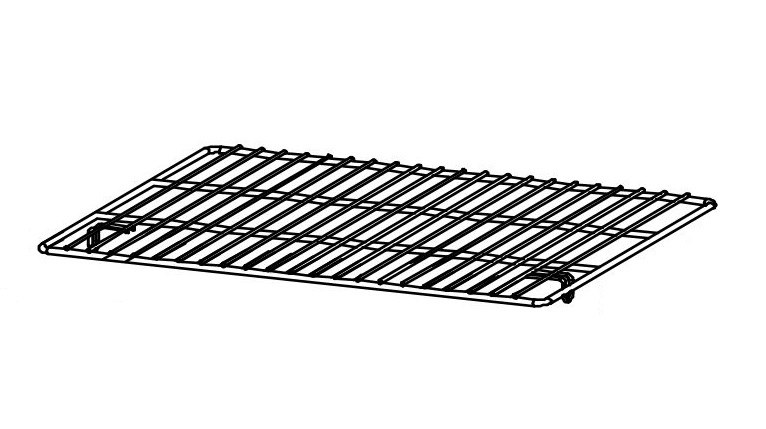 Norcold Refrigerator Shelf, Replacement for Norcold N10DC Series Refrigerators, Fresh Food Compartment, Crisper Shelf, Glass, Without Cutout – 640168