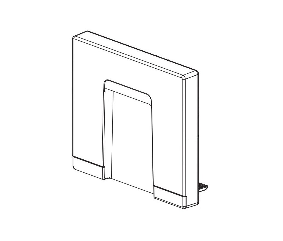 Norcold Refrigerator Door, Replacement for Norcold N1152 Model Refrigerator, Flip-Down Type, Freezer, White – 691877