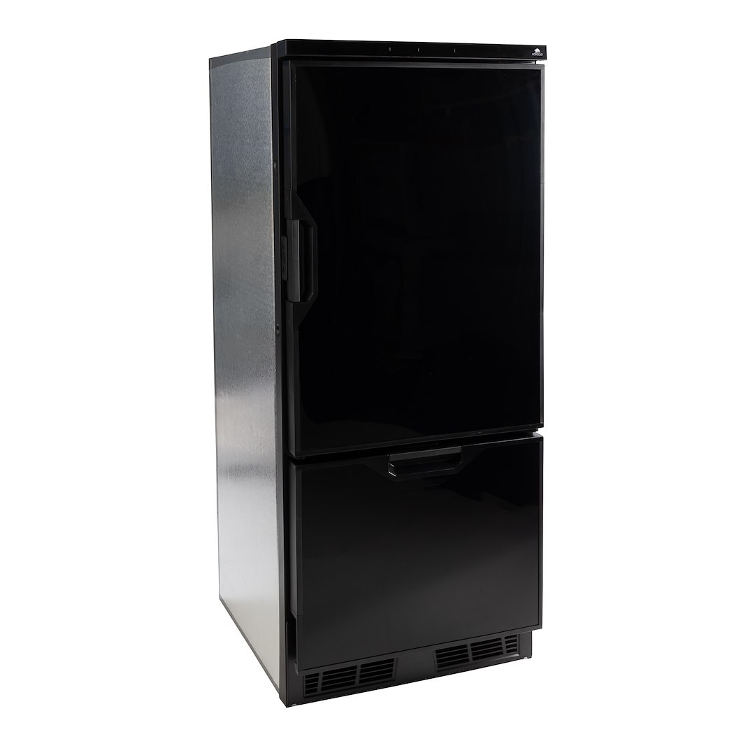 Norcold Refrigerator, Dual Compartment Single Door Refrigerator with Freezer, Flush Mount, Left Hand Hinge, 6.2 Cubic Foot – N2175BPL