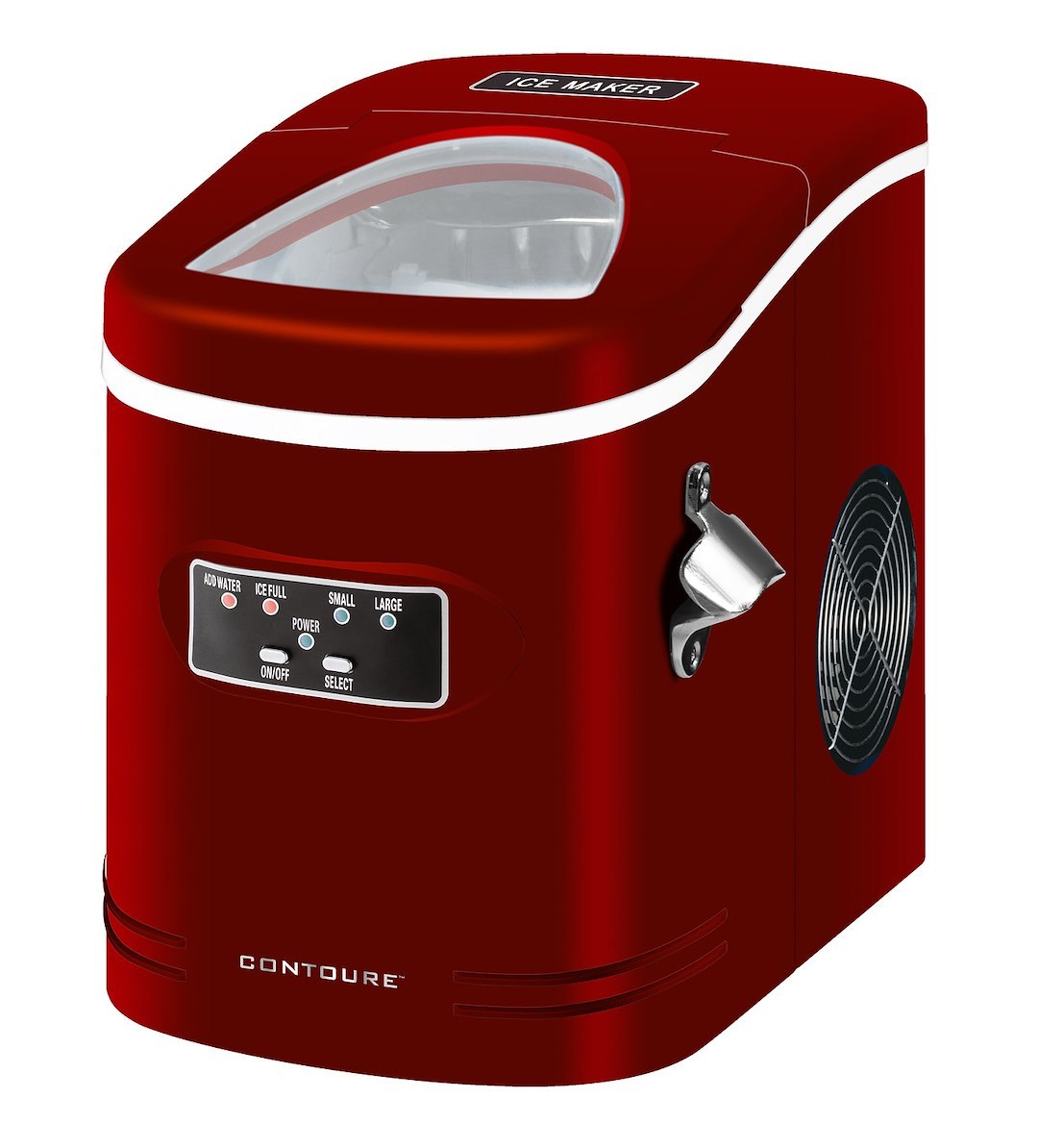 Nat.quality Ice Machine, 9-1/2 Inch Width X 14 Inch Height X 13 Inch Depth, Produces Up to 26 Pounds Ice Per Day, Stores Up to 2 Pounds Ice – RV-130R