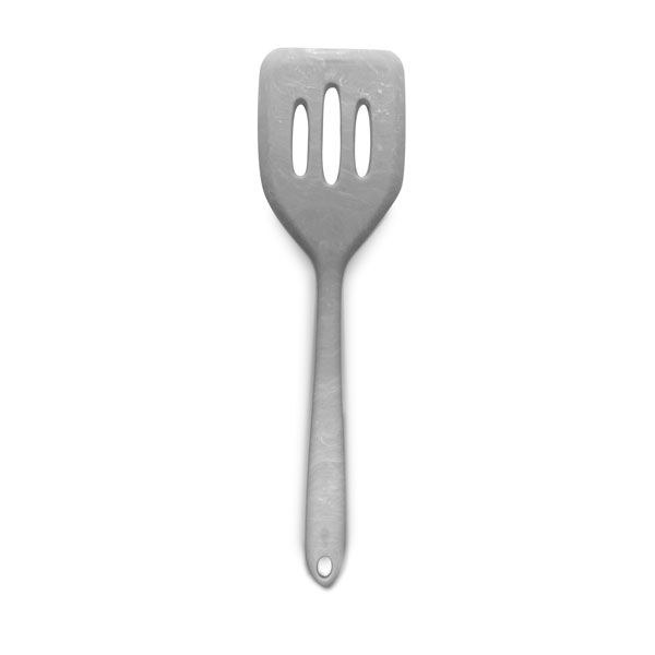 Norpro Kitchen Utensil, Slotted Spatula, Marbel, Silicone, 8-1/4 Inch Length X 2 Inch Width X 1/2 Inch Height, Dishwasher Safe – 2989
