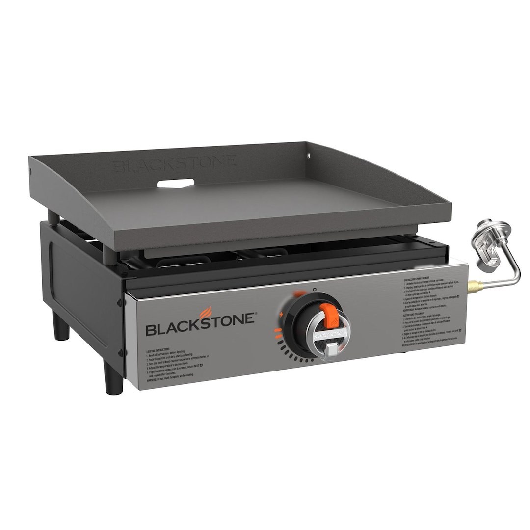 N Atlantic I Griddle, Uses H Style Burner for Even Heating, 17 Inch Length, Rectangular, Stainless Steel – 2142
