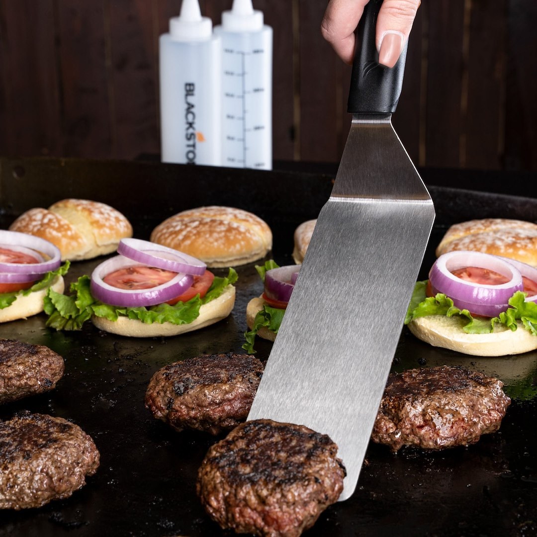 N Atlantic I Griddle Accessory Kit, Use to Cook, With Two 14 Ounce Squeeze Bottles/ Two Long Spatulas/ Scraper – 5230