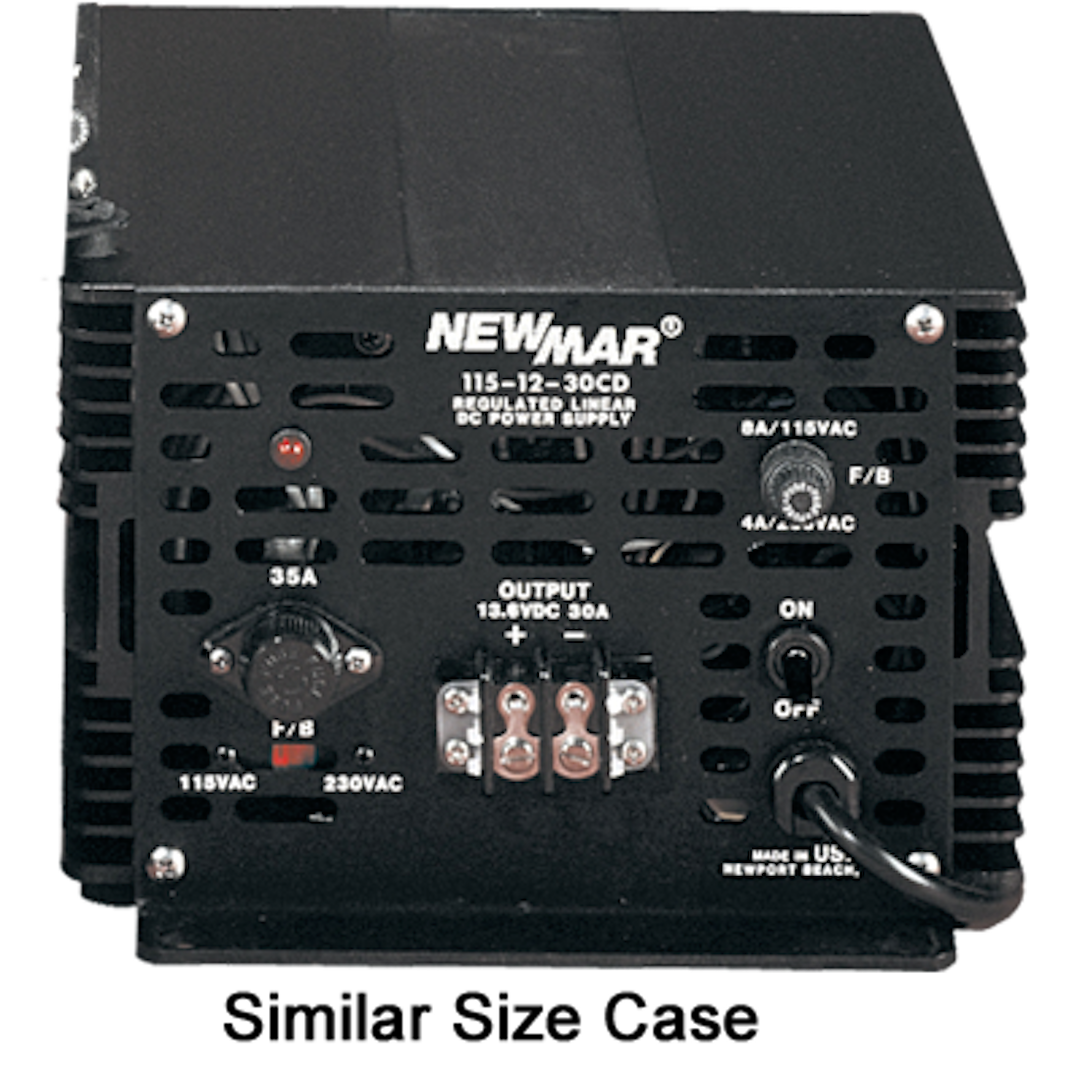 Newmar Power Supply, Heavy Duty Series, Used to Power 12 Volt Communication Equipment – 115-12-35CD
