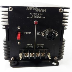 Newmar Power Converter, Isolated Series, Step-Up Converter, Converts 10 to 16 Volt DC to 13.6 Volt DC, 20 Ampere Continuous Output – 12-12-35I