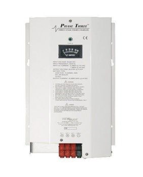 Newmar Battery Charger, Phase Three Smart Series, For 12 Volt Gel-Cell/ 12 Volt Flooded Lead-Acid/ 12 Volt AGM Batteries, 3-BANK Charger – PT-14W