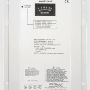 Newmar Battery Charger, Phase Three Smart Series, For 24 Volt Gel-Cell/ 24 Volt Flooded Lead-Acid/ 24 Volt AGM Batteries, 3-BANK Charger – PT-24-45U