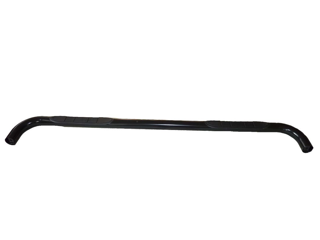 Value Brand Nerf Bar, With Step Pads, 3 Inch Round Bent, Powder Coated, Black, Steel, With Welded End Caps, Frame Body Mount Bolts – GM012B